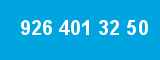 926 401 32 50 926 401 32 50